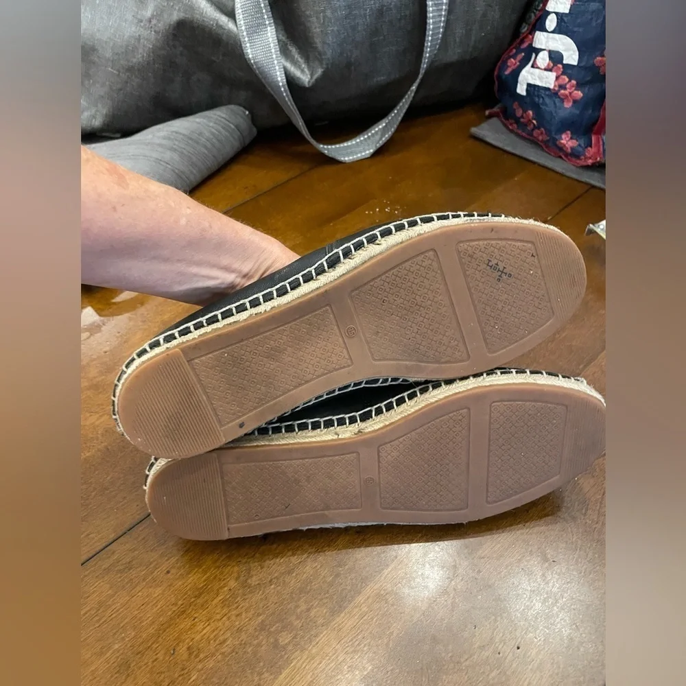 Tory Burch Black Ines Espadrilles 9.5